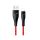 Kabel USAMS Kabel pleciony U41 lightning 1m 2A czerwony Fast Charge